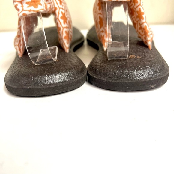 Sanuk Yoga Sling 2 boho beach resort summer sandals women’s size 9 prints - Picture 7 of 11